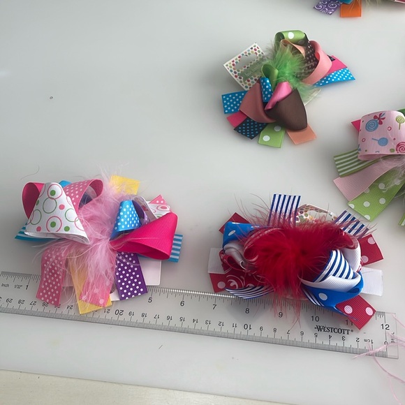 New Set of 10 Boutique Hair Baubles with Alligator Clips - Picture 14 of 14